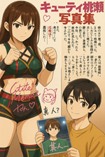 桃瀬からサインをもらう葵真人